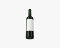 Wine Bottle Mockup 05 Red 3D模型