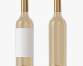 Wine Bottle Mockup 05 3D model