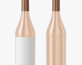 Wine Bottle Mockup 07 3D 모델 
