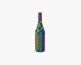 Wine Bottle Mockup 07 3d model