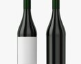 Wine Bottle Mockup 08 Screw Cap 3d model