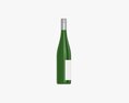 Wine Bottle Mockup 09 Screw Cap 3D 모델 