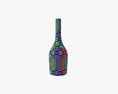 Wine Bottle Mockup 11 Screw Cap Modello 3D