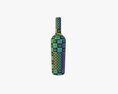 Wine Bottle Mockup 16 Screw Cap 3D-Modell