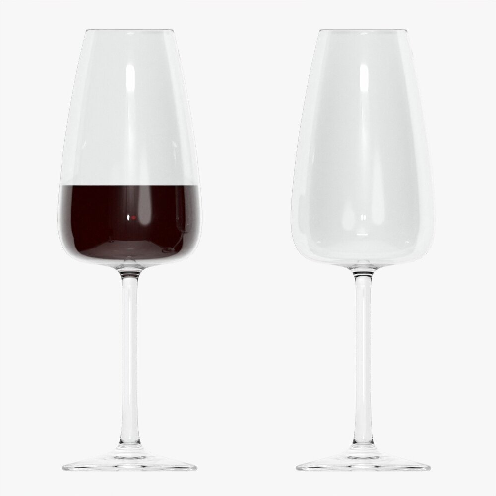 Wine Glass 02 3D model