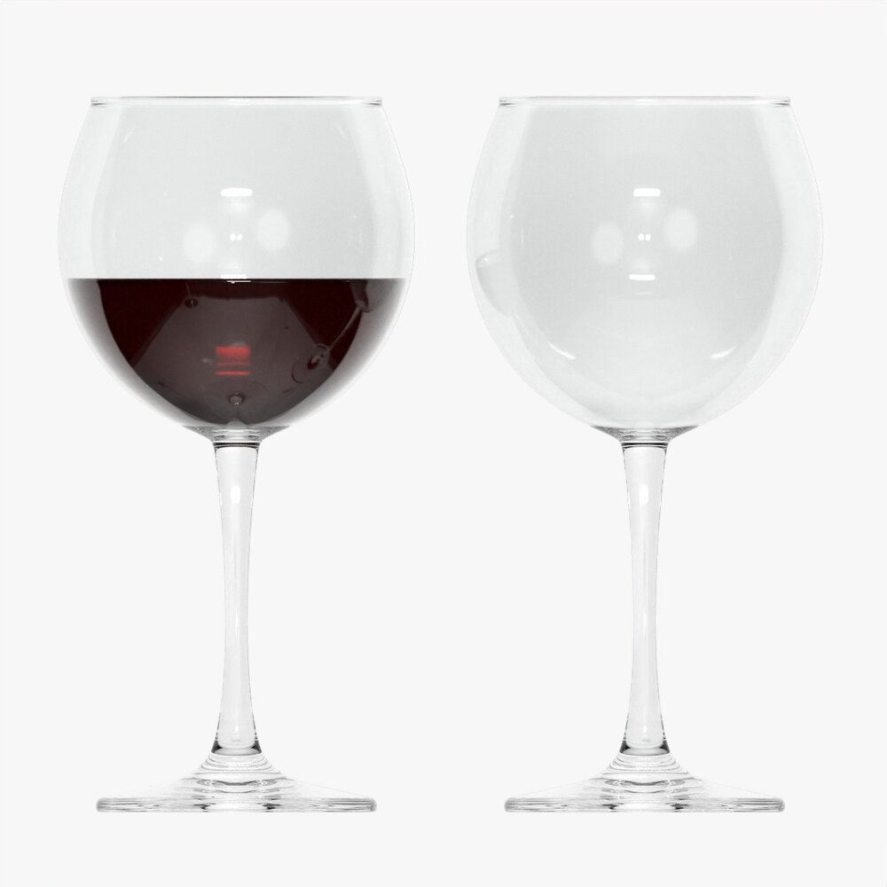 Wine Glass 03 3D model