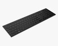 Wireless Keyboard Black Modèle 3d