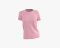 Womens Short Sleeve T-Shirt 01 V2 3Dモデル