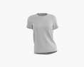 Womens Short Sleeve T-Shirt 01 3Dモデル