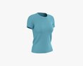 Womens Short Sleeve T-Shirt 02 V2 3D 모델 