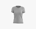 Womens Short Sleeve T-Shirt 02 V2 3D模型
