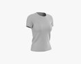 Womens Short Sleeve T-Shirt 02 Modello 3D