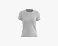 Womens Short Sleeve T-Shirt 02 3Dモデル