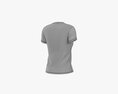 Womens Short Sleeve T-Shirt 02 3D 모델 