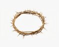 Crown of Thorns Metal Gold Modelo 3D