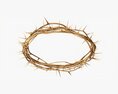 Crown of Thorns Metal Gold Modello 3D