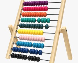 Abacus Counting Frame 3D 모델 