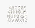 Alphabet Letters 03 3D-Modell