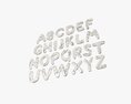 Alphabet Letters 03 3D модель