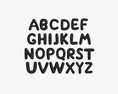 Alphabet Letters 04 Modello 3D