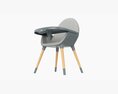 Babylo Baby Chair With Table 3D模型