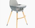 Babylo Baby Highchair With Table 3D 모델 