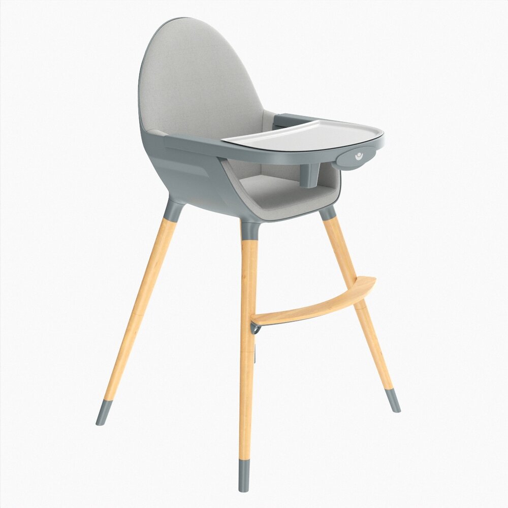 Babylo Baby Highchair With Table 3D 모델 