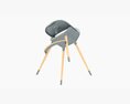 Babylo Baby Highchair With Table Modèle 3d