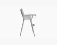 Babylo Baby Highchair With Table 3d model