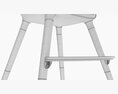 Babylo Baby Highchair With Table 3D-Modell