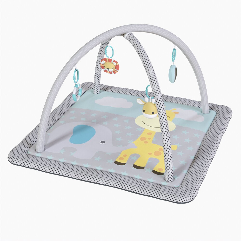 Baby Playmat With Toys 3D модель