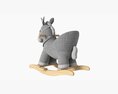 Baby Unicorn Rocking Chair 01 3D-Modell
