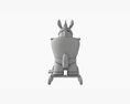 Baby Unicorn Rocking Chair 01 Modello 3D