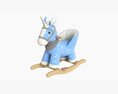 Baby Unicorn Rocking Chair 02 3d model