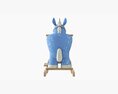Baby Unicorn Rocking Chair 02 3D-Modell