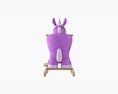 Baby Unicorn Rocking Chair 03 3D модель