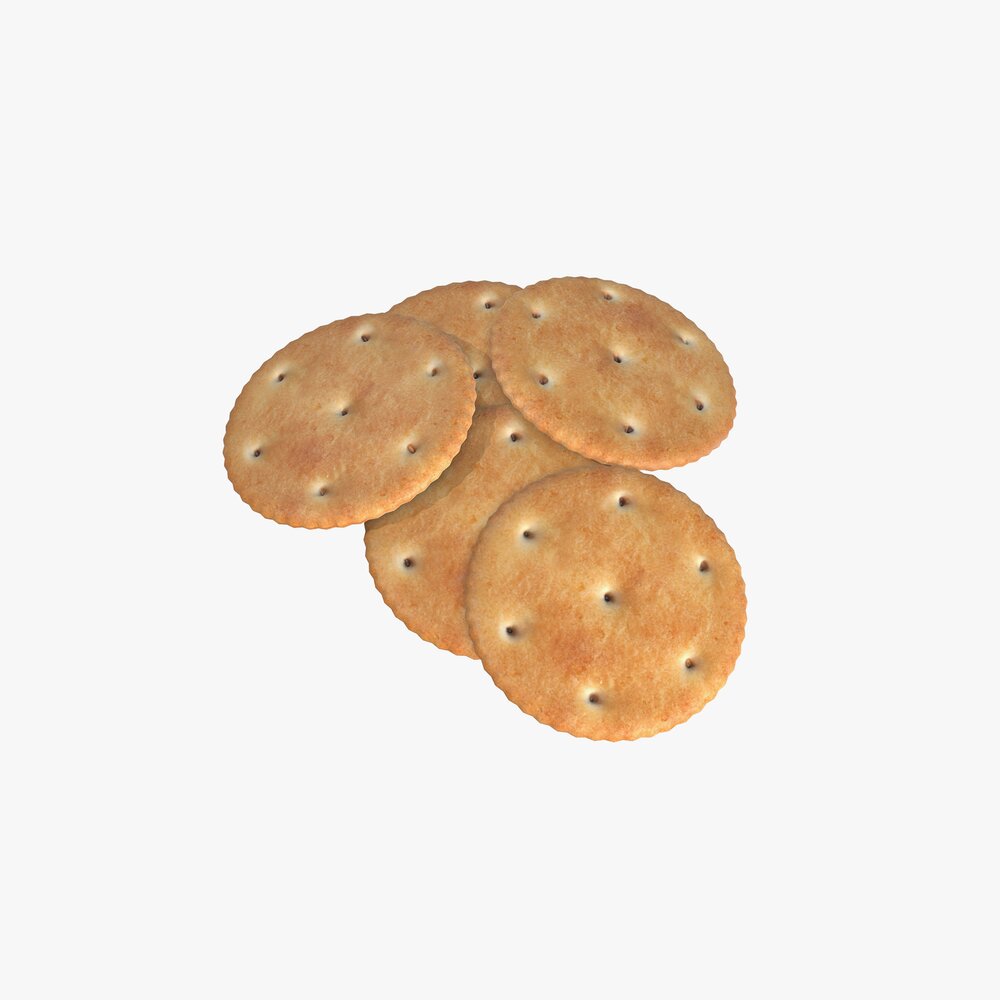 Round Cookie 3D model