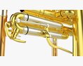 Brass Bell Flugelhorn 3d model