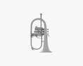 Brass Bell Flugelhorn Modelo 3d