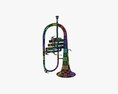 Brass Bell Flugelhorn 3Dモデル