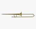 Brass Bell Tenor Trombone Modèle 3d