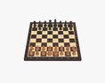 Chess Board Game Pieces Modelo 3D
