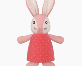 Bunny Toy Girl 3D model