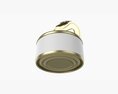 Canned Food Round Tin Metal Aluminum Can 013 Open Modelo 3d