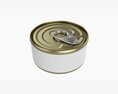 Canned Food Round Tin Metal Aluminum Can 013 3D 모델 