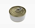 Canned Food Round Tin Metal Aluminum Can 013 3D модель