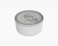 Canned Food Round Tin Metal Aluminum Can 013 3D-Modell