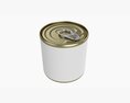 Canned Food Round Tin Metal Aluminum Can 014 3D-Modell