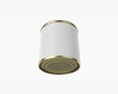 Canned Food Round Tin Metal Aluminum Can 014 3D 모델 