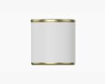 Canned Food Round Tin Metal Aluminum Can 014 Modèle 3d